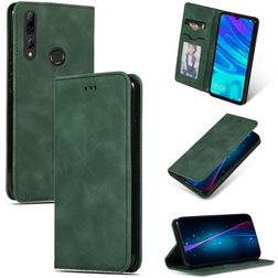 Mobigear Retro Slim Huawei P Smart Plus (2019) Hoesje Bookcase - Groen
