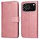 Mobigear Wallet iPhone 17 Pro Hoesje Bookcase Portemonnee - Roségoud