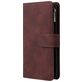 Mobigear Zipper Samsung Galaxy A51 Hoesje Bookcase Portemonnee - Bruin