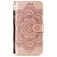 Mobigear Mandala Motorola Moto E6s (2020) Hoesje Bookcase Portemonnee - Roségoud