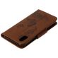 Mobigear Butterfly iPhone XS Hoesje Bookcase Portemonnee - Bruin