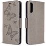 Mobigear Butterfly Sony Xperia L4 Hoesje Bookcase Portemonnee - Grijs