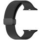Mobigear Sport Mag Siliconen Apple Watch Bandje Magneetsluiting - 49/46/45/44 mm - Zwart