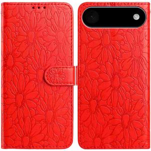 Mobigear Flowers iPhone Air Hoesje Bookcase Portemonnee - Rood