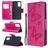 Mobigear Butterfly Samsung Galaxy S20 Hoesje Bookcase Portemonnee - Magenta
