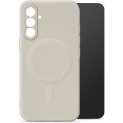My Style Protective Flex Samsung Galaxy A56 MagSafe Hoesje Flexibel TPU Backcover - Antique White