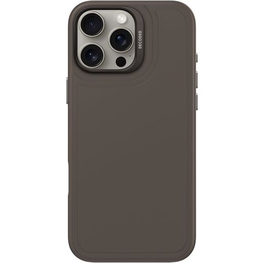 Decoded Stacks iPhone 16 Pro Max Siliconen MagSafe Hoesje Backcover - Phantom Black