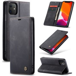 Caseme 013 iPhone 11 Hoesje Bookcase Portemonnee - Zwart