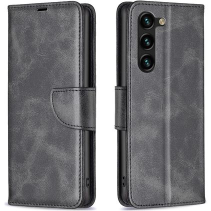 Mobigear Excellent Samsung Galaxy S24 Plus Hoesje Bookcase Portemonnee - Zwart