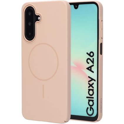 Mobiparts Slim Line Samsung Galaxy A26 MagSafe Hoesje Hardcase Backcover - Dune Sand