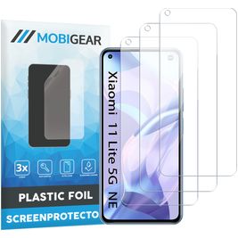 Mobigear Xiaomi Mi 11 Lite Screenprotector Folie - Case Friendly (3-Pack)