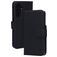 Mobiparts Wallet Samsung Galaxy A17 Hoesje Echt Leer Bookcase Portemonnee - Zwart