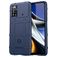 Mobigear Rugged Shield POCO X4 Pro 5G Hoesje Flexibel TPU Backcover Shockproof - Blauw