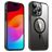 Valenta Trend iPhone 15 Pro Max MagSafe Hoesje Hardcase Backcover - Transparant / Zwart