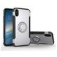 Mobigear Armor Ring iPhone XS Hoesje Hardcase Backcover Shockproof met Ringhouder - Zilver