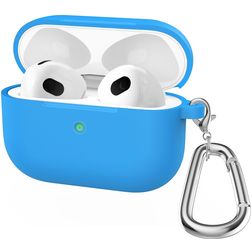 Mobigear Classic Apple AirPods 3 Hoesje Flexibel Siliconen - Blauw