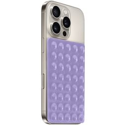 Mobiparts Sticky Pad Telefoonhouder met zuignap - Lila Universeel