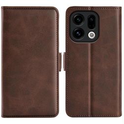Mobigear Slim Magnet OPPO Find X9 Hoesje Bookcase Portemonnee - Bruin