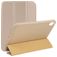 Mobigear Tri-Fold Gel iPad Mini 7 (2024) Hoes TPU,Kunstleer Bookcase - Goud