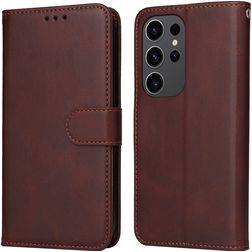Mobigear Wallet Samsung Galaxy S24 Ultra Hoesje Bookcase Portemonnee - Bruin