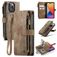 Caseme C30 iPhone 14 Pro Hoesje Bookcase Portemonnee - Bruin