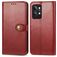 Mobigear Snap Button Realme GT2 Pro Hoesje Bookcase Portemonnee - Rood