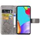 Mobigear Clover Samsung Galaxy A52 Hoesje Bookcase Portemonnee - Grijs