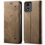 Mobigear Ranch Motorola Moto E14 Hoesje Bookcase Portemonnee - Bruin