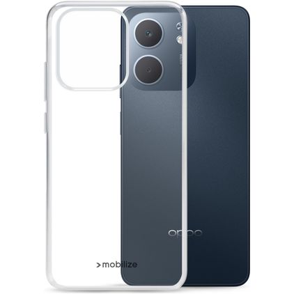 Mobilize Gelly Case Doorzichtig OPPO A5x Hoesje Flexibel TPU Backcover - Transparant