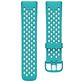 Mobigear Sport Plus Buckle Siliconen Fitbit Charge 5 Bandje Gespsluiting - Turquoise