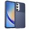 Mobigear Groove Samsung Galaxy A35 Hoesje Flexibel TPU Backcover - Blauw