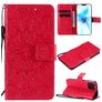 Mobigear Sunflower iPhone 12 Mini Hoesje Bookcase Portemonnee - Rood