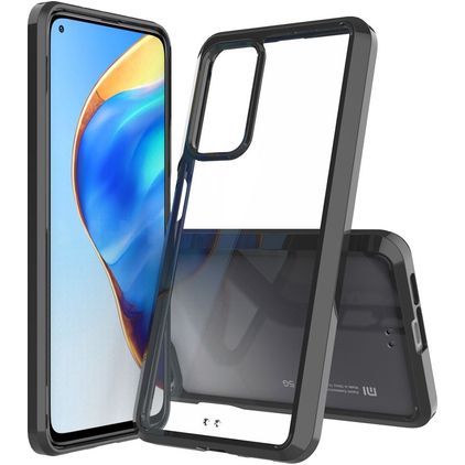 Mobigear Crystal Xiaomi Mi 10T Pro Hoesje Hardcase Backcover - Zwart / Transparant