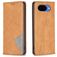 Mobigear Rhombus Slim Google Pixel 10a Hoesje Bookcase - Cognac