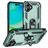Mobigear Armor Ring iPhone 17 Hoesje Hardcase Backcover Shockproof met Ringhouder - Groen