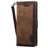 Mobigear Two Tone Huawei P40 Hoesje Bookcase Portemonnee - Bruin