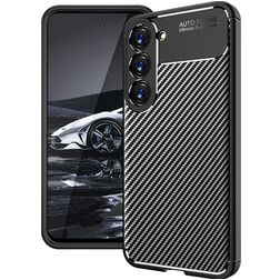 Mobigear Racing Samsung Galaxy S23 Plus Hoesje Flexibel TPU Backcover - Zwart