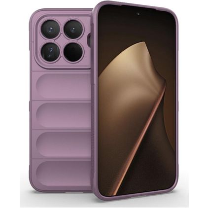 Mobigear Bumpy Xiaomi 15T Pro Hoesje Flexibel TPU Backcover - Paars