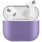 Mobigear Colors Apple AirPods 3 Hoesje Flexibel Siliconen - Paars