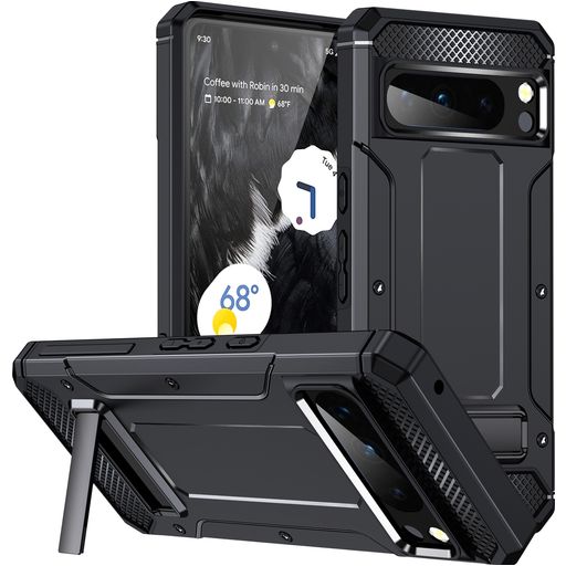 Mobigear Outdoor Stand Google Pixel 8 Pro Hoesje Hardcase Backcover Shockproof - Zwart
