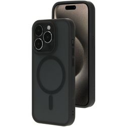 Mobiparts Hardcover iPhone 15 Pro MagSafe Hoesje Hardcase Backcover - Satin Black