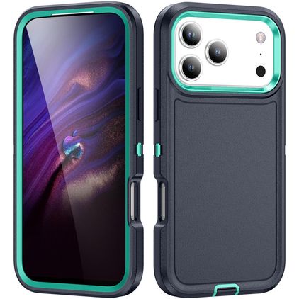 Mobigear Rugged iPhone 18 Pro Hoesje Hardcase Backcover Shockproof - Blauw