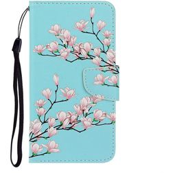 Mobigear Design Xiaomi Redmi 9C Hoesje Bookcase Portemonnee - Bloesem