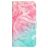 Mobigear Marble Huawei P Smart (2020) Hoesje Bookcase Portemonnee - Blauw / Roze