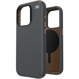 Speck Presidio2 Pro iPhone 15 Pro MagSafe Hoesje Hardcase Backcover Shockproof - Charcoal Grey