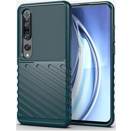 Mobigear Groove Xiaomi Mi 10 Pro Hoesje Flexibel TPU Backcover - Groen