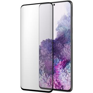 Mobiparts Curved Samsung Galaxy S20 Plus Glazen Screenprotector - Case Friendly - Zwart