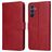 Mobigear Wallet Samsung Galaxy A17 Hoesje Bookcase Portemonnee - Rood