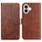 Mobigear S Line iPhone 17 Hoesje Bookcase Portemonnee - Bruin