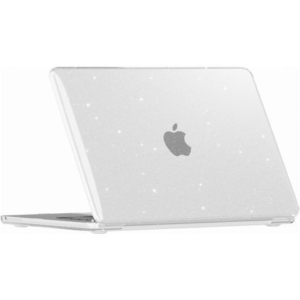 Mobigear Sparkle MacBook Neo 13 Inch (2026) Hoes Hardshell Laptopcover MacBook Case - Transparant - Model A3404